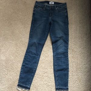 Paige Low rise skinny jeans
